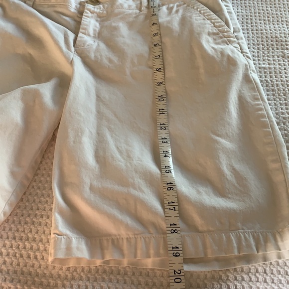 Liz Claiborne white cotton shorts * Size 14 - Picture 8 of 8